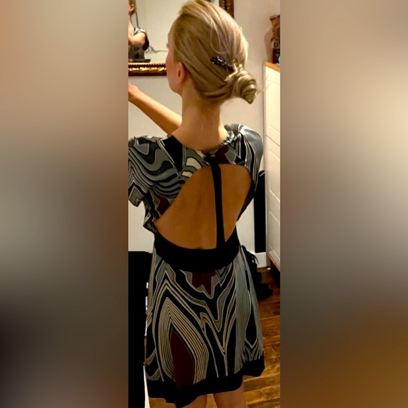 Made in Italy - Open Back Silky Dress - Picture 1 of 5